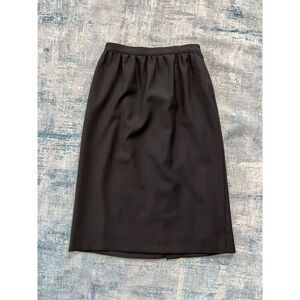 Arthur Chapnik Black Pencil Skirt w Pockets Size 8